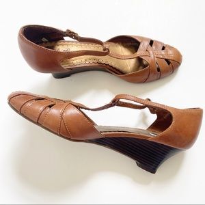 adagio womens Rosalyn Brown Sandle Heel shoes 7.5M